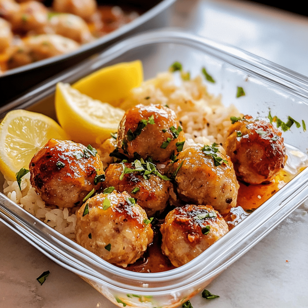 Chicken Meatballs Meal