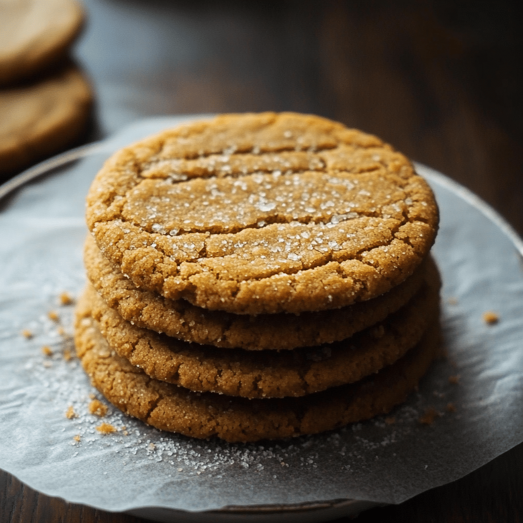 Chewy Gingersnap Cookies