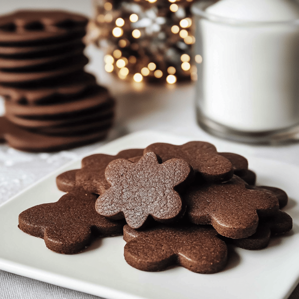 Chocolate Cut Out Cookies