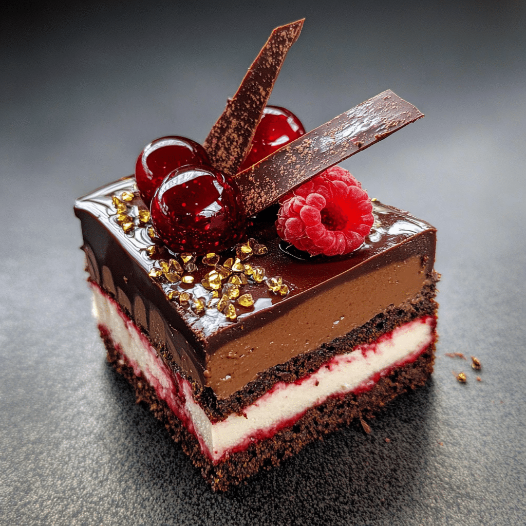 Chocolate Raspberry Entremet