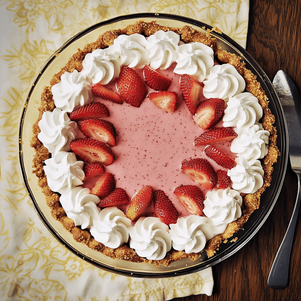 Strawberry-Pretzel Pie